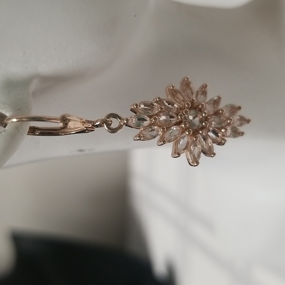 MORGANITE, Pendant and earring set in Rose gold over 925 SS, NWOT # 66 - Picture 2 of 8